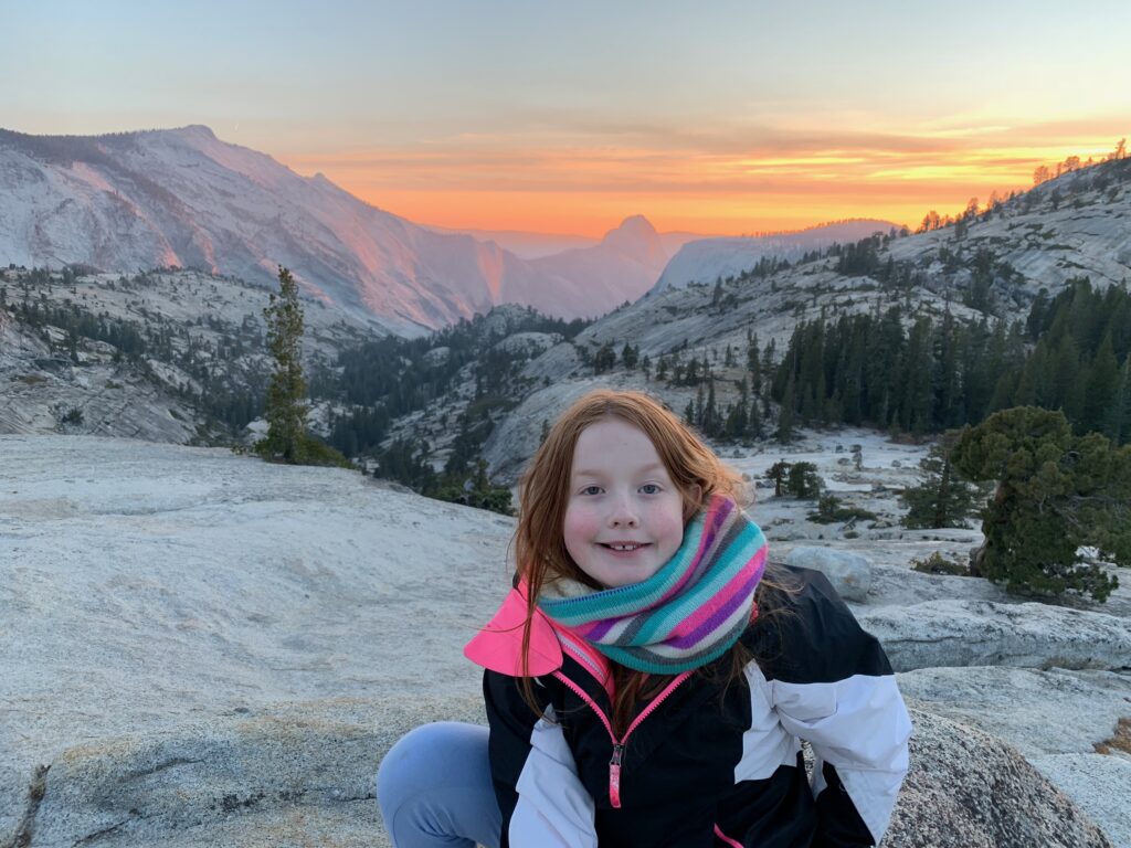 Cameron at Sunset at Olmsted Point in Yosemite National park.