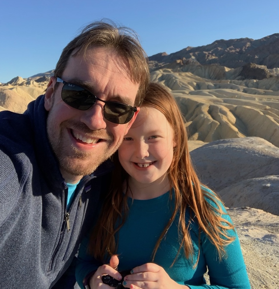 Chris and Cameron in Death Valley National Park - California