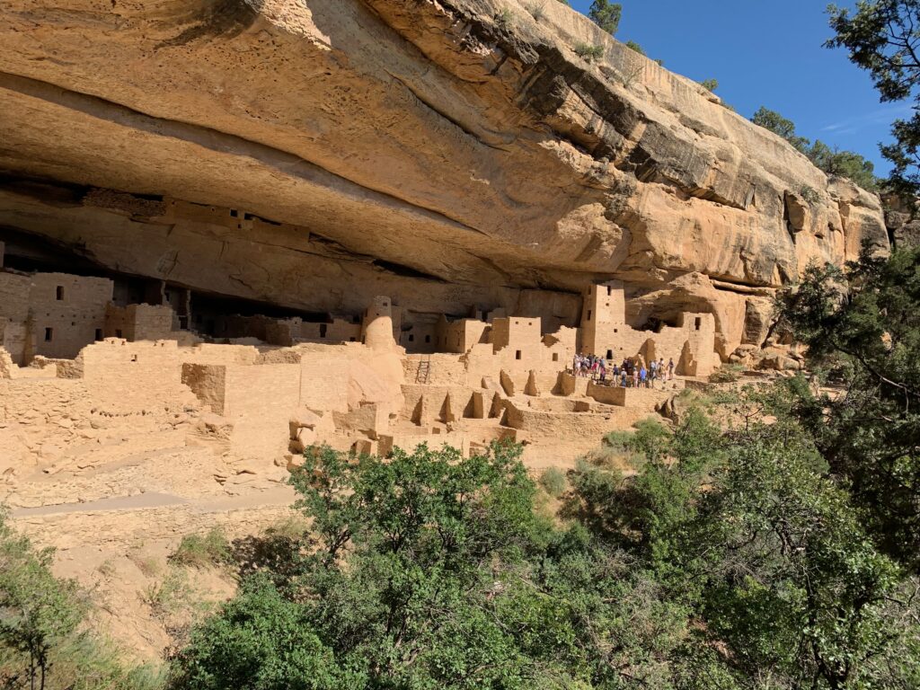 Cliff Palace at Mesa Verde National park.