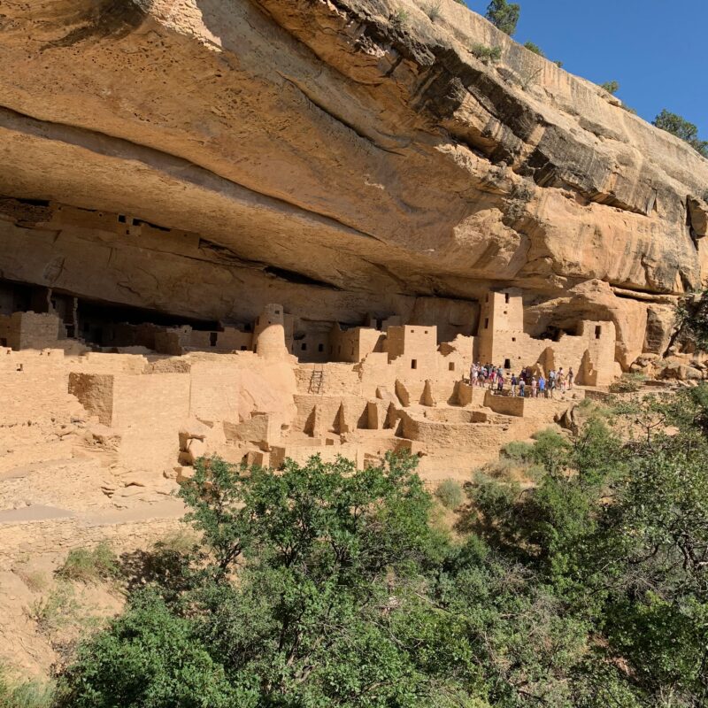 Cliff Palace at Mesa Verde National park.