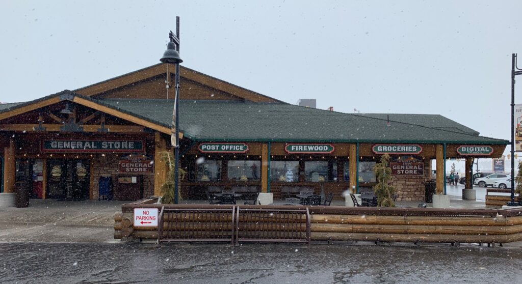 The General Store next to the Best Western Ruby Inn in Bryce Canyon City Utah. The snow was coming down on this mid-winters day.