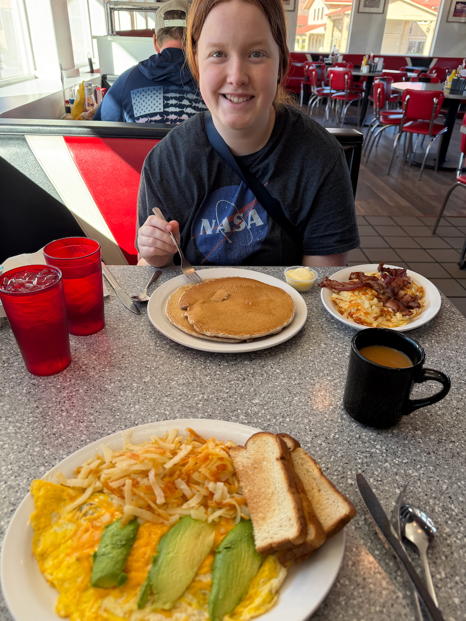 Breakfast at the Moab Diner.